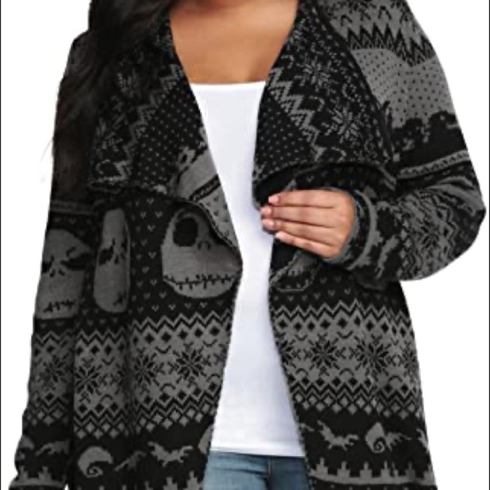 Torrid Nightmare Before Christmas open cardigan size 2 EUC
